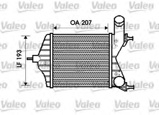 Radiador de intercooler Fiat/Alfa/Lancia 46836770