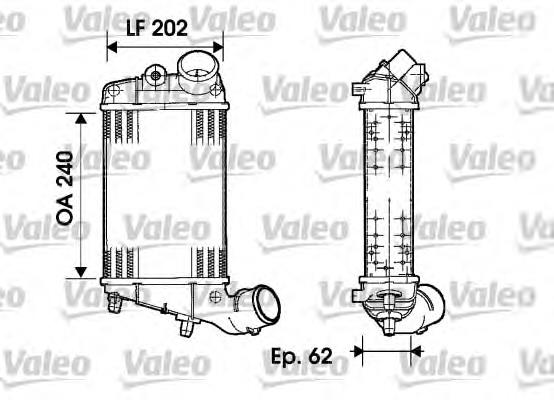 01004085 VAN Wezel Radiador de intercooler