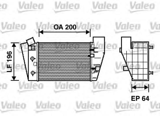 Compre 8E0145806D VAG Radiador de intercooler