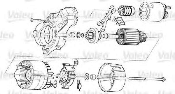 Motor de arranco 233001105R Renault (RVI)