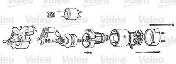 Motor de arranco 8EA011610451 Peugeot/Citroen