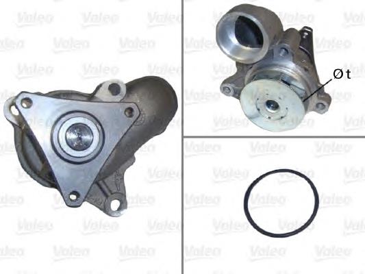 Bomba de água (bomba) de esfriamento 251002A010 Hyundai/Kia