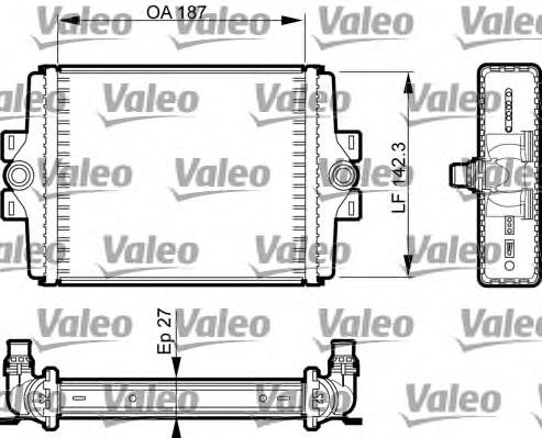 735467 VALEO Radiador de esfriamento de motor adicional