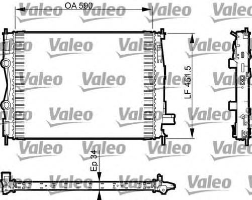 2759088 Polcar Radiador de esfriamento de motor