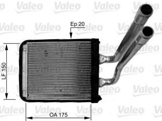 54329 NRF Radiador de forno (de aquecedor)