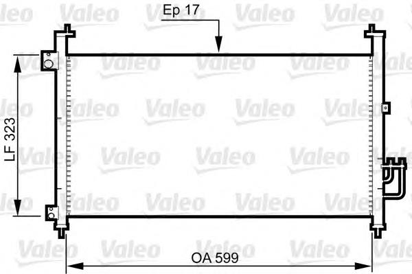 Compre 80110SMGE02 Honda Radiador de aparelho de ar condicionado