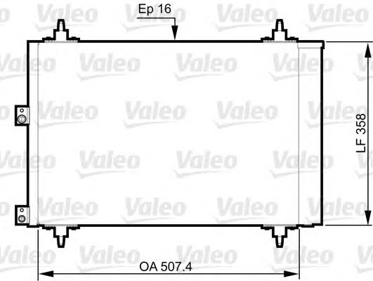 Compre 6455CN Peugeot/Citroen Radiador de aparelho de ar condicionado