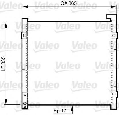 Radiador de aparelho de ar condicionado AC199000S Mahle Original