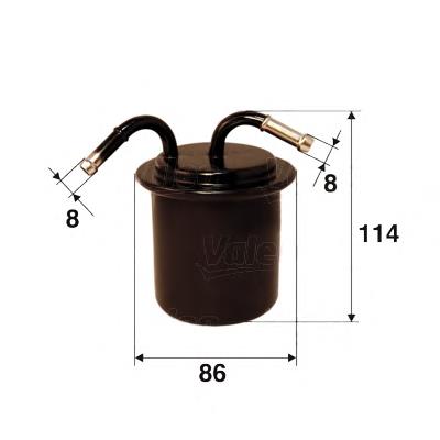 Compre 587039 VALEO Filtro de combustível