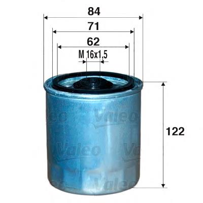 Compre 587738 VALEO Filtro de combustível