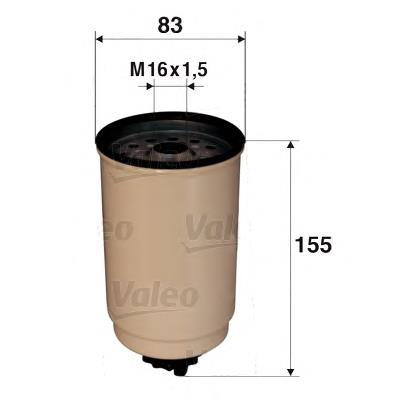 Compre 587735 VALEO Filtro de combustível