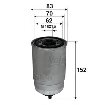 Compre 587741 VALEO Filtro de combustível