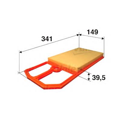 17220RAAA00 Honda Filtro de ar