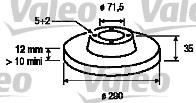 Compre 1618861880 Peugeot/Citroen Disco do freio traseiro