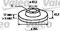 Disco do freio traseiro 1501068 Ford