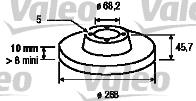 Compre 7MO615601C VAG Disco do freio traseiro
