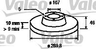 Compre DI807C Japan Parts Disco do freio dianteiro