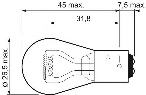 5018748 Ford Lâmpada