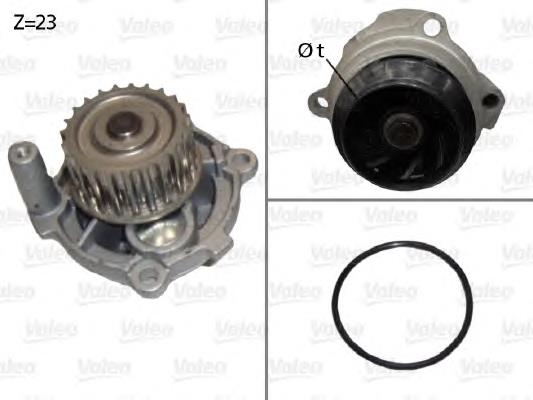 Bomba de água (bomba) de esfriamento VALEO 506790 preço, a partir de 48,45 USD