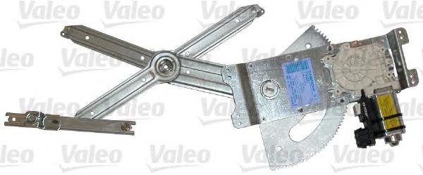 0140230 Opel Mecanismo de acionamento de vidro da porta dianteira direita
