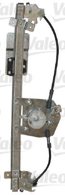5140015 Opel Mecanismo de acionamento de vidro da porta traseira esquerda