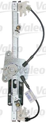 922364 Peugeot/Citroen Mecanismo de acionamento de vidro da porta traseira esquerda