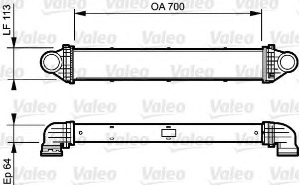 CI84000P Mahle Original Radiador de intercooler
