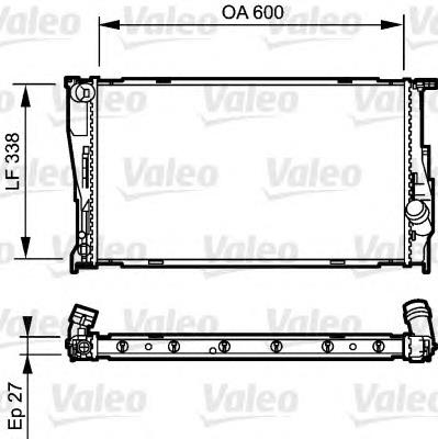 Compre 781025801 BMW Radiador de esfriamento de motor