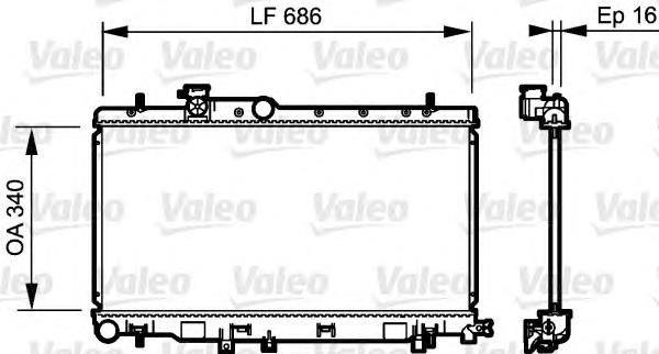 Compre 45111AE011 Subaru Radiador de esfriamento de motor