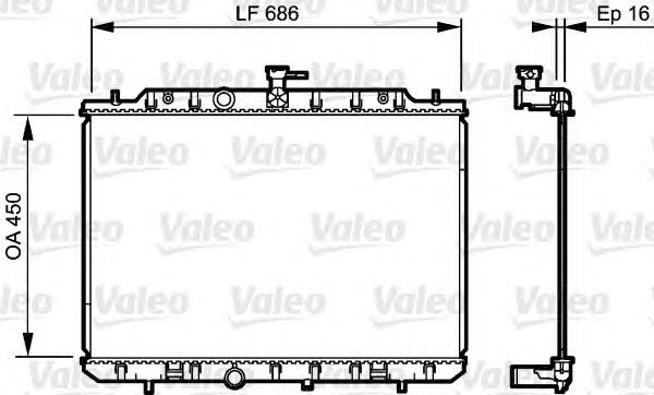 Compre 21400JG45B Nissan/Infiniti Radiador de esfriamento de motor