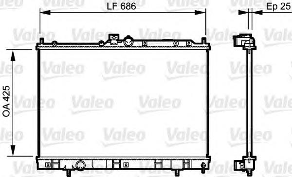 Compre MN180172 Mitsubishi Radiador de esfriamento de motor