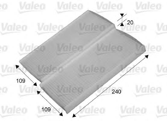 Filtro de salão 715649 VALEO