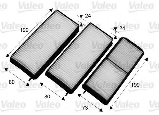 Filtro de salão 715664 VALEO