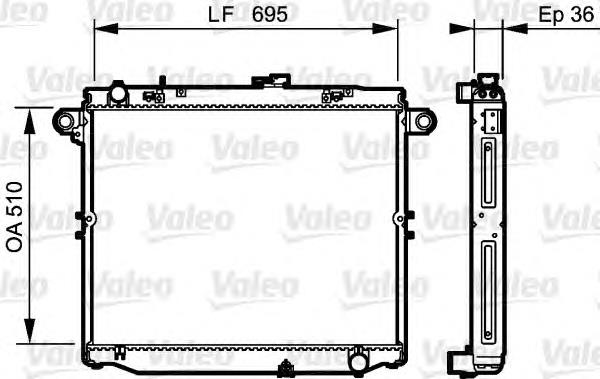 Radiador de esfriamento de motor Toyota 1640017341 preço, a partir de 218,03 USD