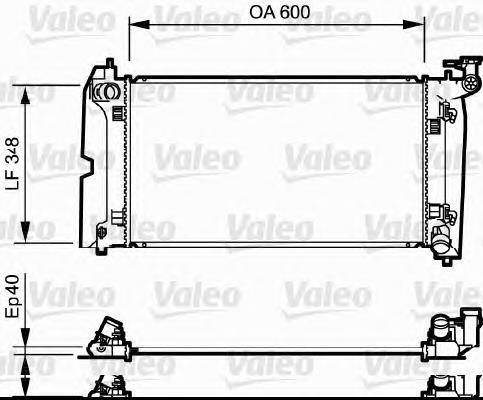 Compre 16410YZZ07 Toyota Radiador de esfriamento de motor