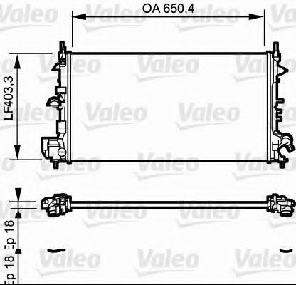 Radiador de esfriamento de motor Opel 24418340 preço, a partir de 92,77 USD