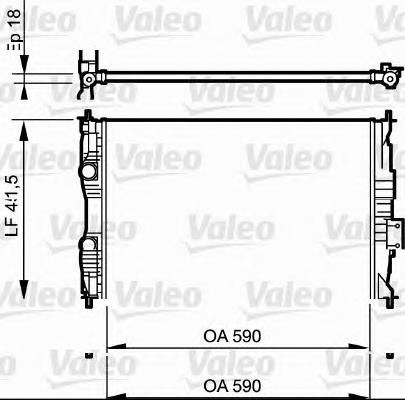 53133 NRF Radiador de esfriamento de motor