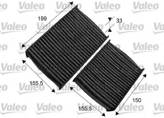 Filtro de salão Peugeot/Citroen 9649774880