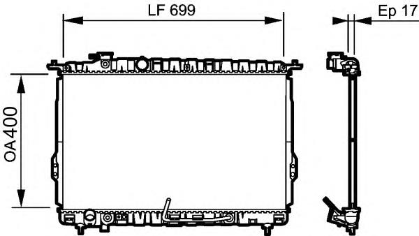 Radiador de esfriamento de motor Hyundai/Kia S2531038055 preço, a partir de 117,87 USD