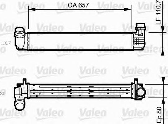 Compre 144960022R Renault (RVI) Radiador de intercooler