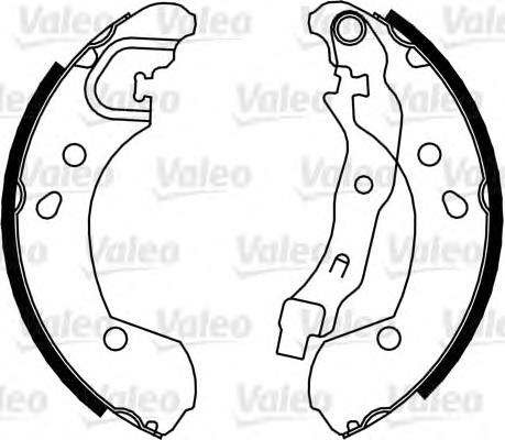 Compre 7701208357 Renault (RVI) Sapatas do freio traseiras de tambor