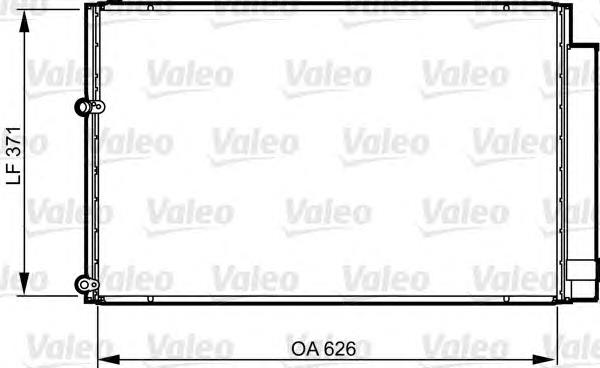 Radiador de aparelho de ar condicionado 8705047100 Toyota