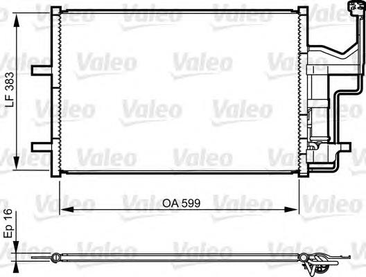 Compre 7700428083 Renault (RVI) Radiador de aparelho de ar condicionado