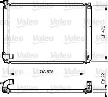 Radiador de esfriamento de motor Denso DRM51010 preço, a partir de 153,50 USD