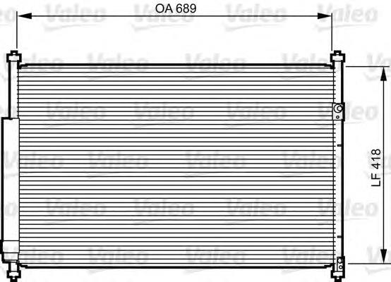 AC490000S Mahle Original Radiador de aparelho de ar condicionado
