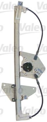 1689042580 Peugeot/Citroen Mecanismo de acionamento de vidro da porta dianteira esquerda