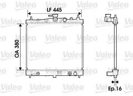 Compre 2707083 Polcar Radiador de esfriamento de motor