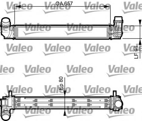 Radiador de intercooler Renault (RVI) M135347F