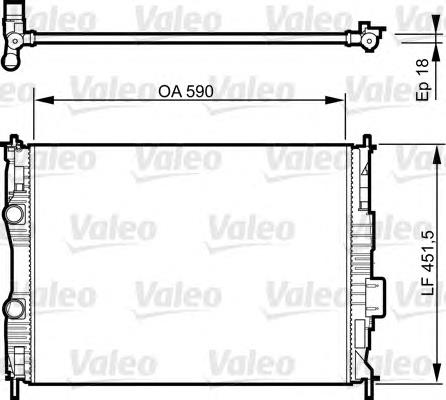 21400JD20E Nissan/Infiniti Radiador de esfriamento de motor