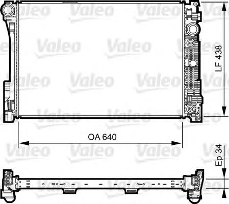 Radiador de esfriamento de motor Mercedes A2045001203 preço, a partir de 192,14 USD